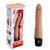 Кофейный вибратор-реалистик 7" Realistic Vibrator - 20 см., цвет кофейный - Powercocks