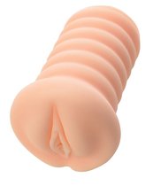 Мастурбатор-вагина Lady с вибрацией, цвет телесный - Kokos