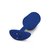 Синяя пробка для ношения с вибрацией Snug Plug 4 - 14 см., цвет синий - B-vibe