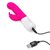 Розовый массажер для G-точки Slim Shaft thrusting G-spot Rabbit - 23 см., цвет розовый - Rabbit Essentials