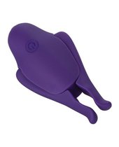 Фиолетовые виброзажимы для сосков Nipple Play Rechargeable Nipplettes, цвет фиолетовый - California Exotic Novelties