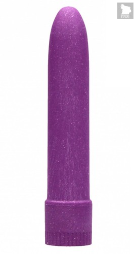 Фиолетовый вибратор 5.5" Vibrator Biodegradable - 14 см., цвет фиолетовый - Shots Media