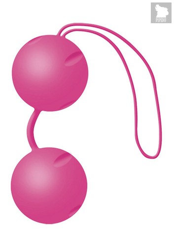 Розовые вагинальные шарики Joyballs Pink, цвет розовый - Joy Division