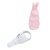Розовый виброзайчик 4PLAY FINGER RING VIBE RABBIT PINK, цвет розовый - Nanma (NMC)