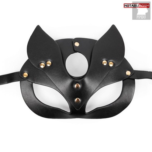 Черная игровая маска с ушками, цвет черный - Bior toys