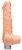 Телесный вибратор Vibrating Dildo With Balls - 20 см., цвет телесный - Shots Media