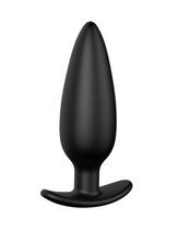 Черная анальная пробка №07 Self Penetrating Butt Plug - 12 см., цвет черный - Erozon