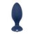 Синяя анальная пробка для ношения Ditto с вибрацией и пультом ДУ - 8,8 см - We-Vibe