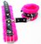 Розовые наручники с мехом BDSM Light - БДСМ лайт