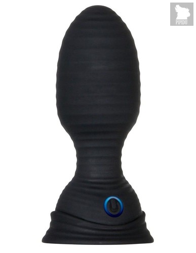 Черная анальная пробка с вибрацией и функцией расширения Shape Shifter - 11,7 см., цвет черный - Zero tolerance