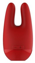 Красный клиторальный стимулятор HEBE - 10,6 см., цвет красный - Dream toys