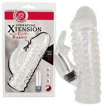Насадка на пенис с клиторальным вибростимулятором Xtension - ORION