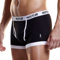 Боксеры Hustler на узкой резинке, цвет черный, XL - Hustler Lingerie
