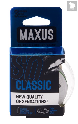 Презервативы классические MAXUS Classic №3 п/к 4272mx - maxus