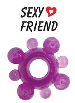 Фиолетовое эрекционное кольцо Sexy Friend, цвет фиолетовый - Bioritm