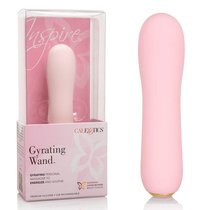 Вибромассажер Inspire Gyrating Wand - 16,5 см., цвет розовый - California Exotic Novelties