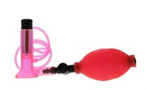 Вибропомпа с грушей для клитора, цвет розовый - Seven Creations