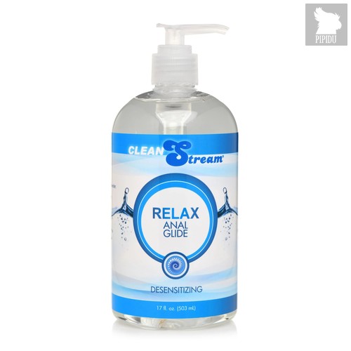 Анальный лубрикант на водной основе Relax Desensitizing Anal Lube - 503 мл. - XR Brands