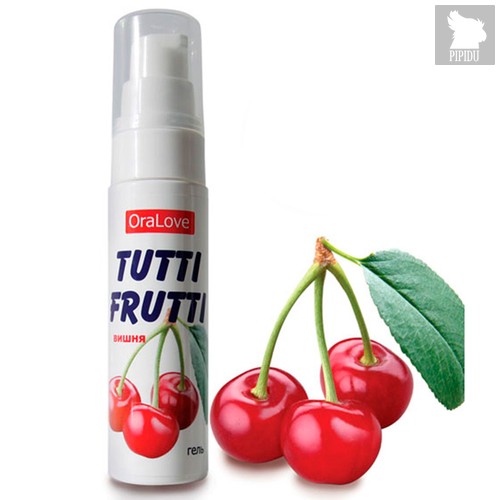 Гель-смазка Tutti-frutti с вишнёвым вкусом, 30 г - Bioritm