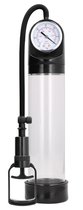 Прозрачная вакуумная помпа с манометром Comfort Pump With Advanced PSI Gaug, цвет прозрачный - Shots Media