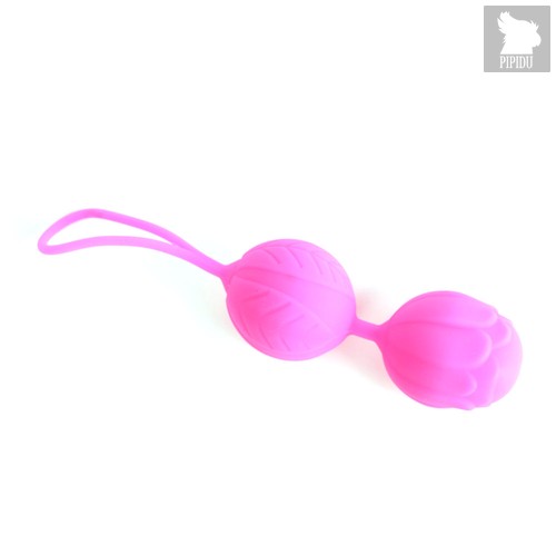 Фигурные розовые шарики Бутон цветка - White Label