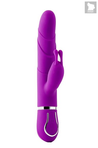 Фиолетовый вибратор-кролик FLORAL FANTASY с ушками - 22 см., цвет фиолетовый - Dream toys