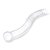 Стеклянный фаллоимитатор 11’’ Glass Pelvic Wand Double Ended - 28 см., цвет прозрачный - Gläs