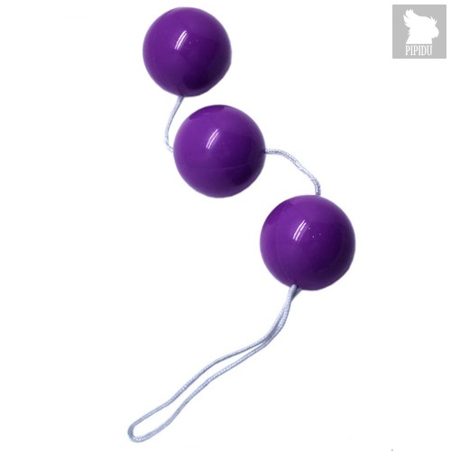 Вагинальные шарики Erotion Trio, цвет фиолетовый - Eroticon