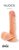 Телесный фаллоимитатор на присоске Sensual - 16,8 см., цвет телесный - Lola Toys