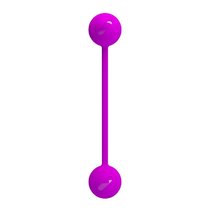 Лиловые вагинальные шарики KEGEL BALL III, цвет лиловый - Baile