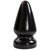 Большая анальная пробка Titanmen Tools Butt Plug 3.75 Diameter Ass Servant - 19 см, цвет черный - Doc Johnson