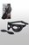 Кожаная маска с шорами Sitabella Chrome Collection, цвет хром - Sitabella (СК-Визит)