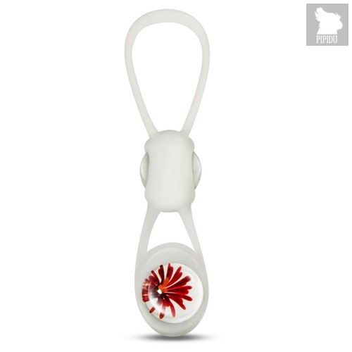 Стеклянные вагинальные шарики LUXE FEMINA в мягкой силиконовой оболочке, цвет белый - Blush Novelties
