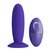 Фиолетовый анальный вибростимулятор Remote Control Vibrating Plug Youth - 11 см., цвет фиолетовый - Baile