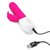 Розовый пульсирующий вибромассажер G-Spot Thrusting Rabbit - 24 см., цвет розовый - Rabbit Essentials