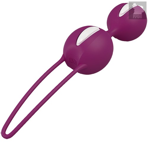 Вагинальные шарики Smarts Duo - Purple, цвет фиолетовый - Fun factory
