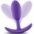 Фиолетовая анальная пробка Wearable Vibra Slim Plug Medium - 10,1 см., цвет фиолетовый - Blush Novelties