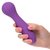 Фиолетовый вибромассажер Stella Liquid Silicone “O” Wand - 17,75 см., цвет фиолетовый - California Exotic Novelties