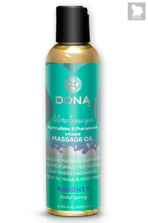 Массажное масло DONA Scented Massage Oil Naughty Aroma: Sinful Spring 125 мл - DONA by JO
