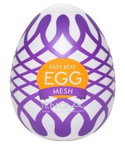 Мастурбатор-яйцо MESH, цвет молочный - Tenga