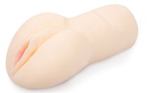 Телесная реалистичная вагина-мастурбатор из био-кожи, цвет телесный - Brazzers