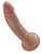Фаллоимитатор-страпон King Cock 7" Cock на присоске, цвет телесный - Pipedream