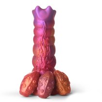 Фантазийный фаллоимитатор Nymphoid Ovipositor Silicone Dildo - 16,5 см., цвет разноцветный - XR Brands