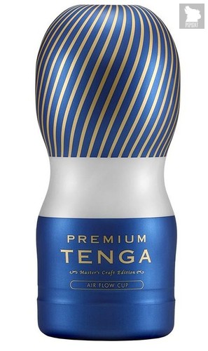 Мастурбатор TENGA Premium Air Flow Cup, цвет синий - Tenga