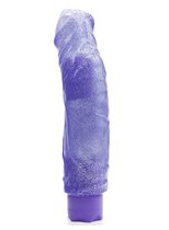 Фиолетовый водонепроницаемый вибратор JELLY JOY SWEET MOVE MULTI-SPEED VIBE - 20 см, цвет фиолетовый - Dream toys