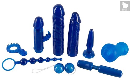 Набор игрушек для пар Couples Toy Set, цвет синий - ORION