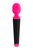 Черно-розовый вибростимулятор ASTER - 19,5 см., цвет розовый/черный - Toyfa