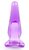 Фиолетовая анальная пробка - 8 см., цвет фиолетовый - Brazzers