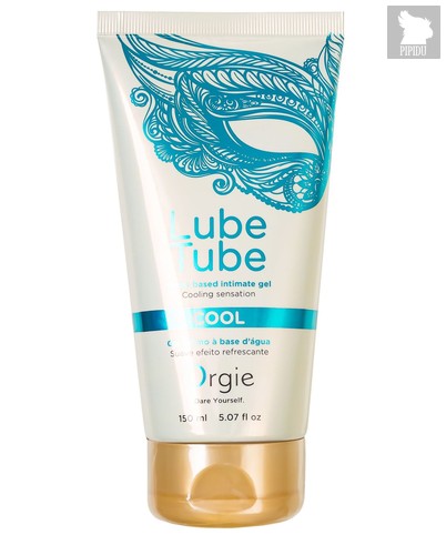 Интимный гель на водной основе Lube Tube Cool с охлаждающим эффектом - 150 мл. - Orgie