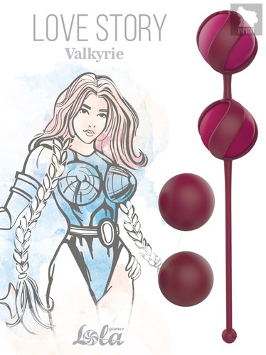 Набор Сменных Вагинальных Шариков Love Story Valkyrie Wine Red 3013-02lola - Lola Toys